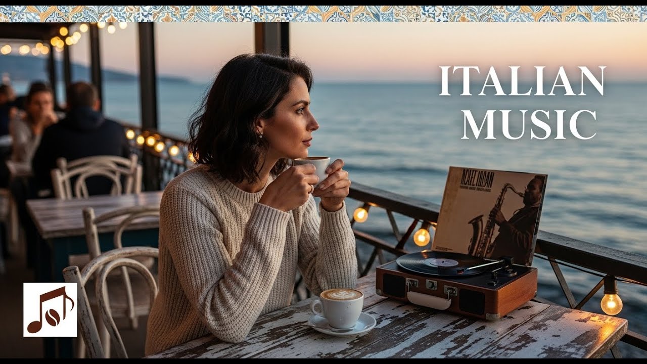 ✨ Romantic Italian Music 🎶 Amalfi Coast & Lake Como Night Views