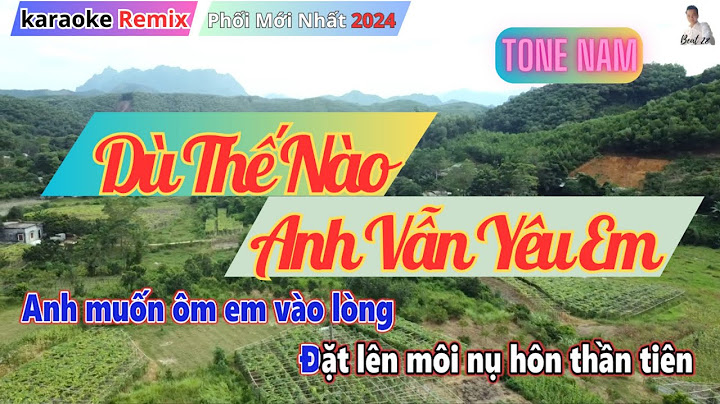 Karaoke dù thế nào anh vẫn yêu em remix năm 2024