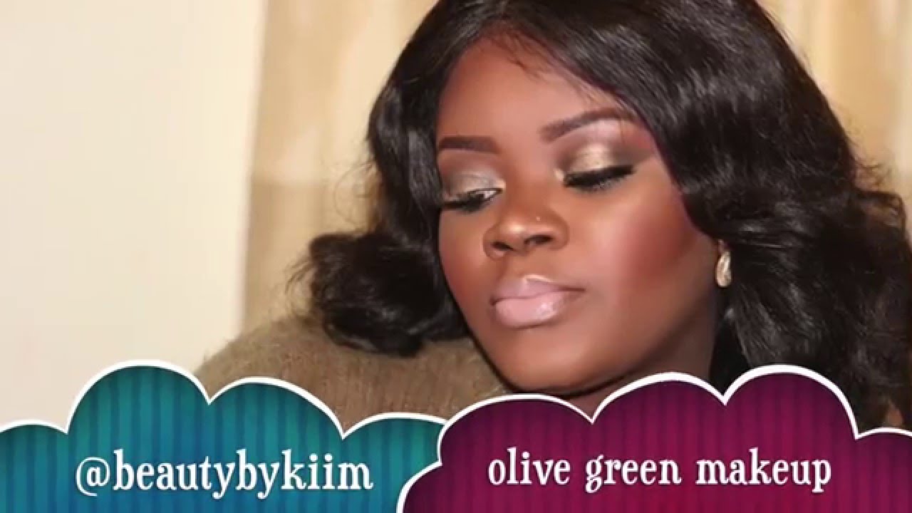 OLIVE GREEN MAKEUP TUTORIAL/HAPPY NEW YEAR - YouTube