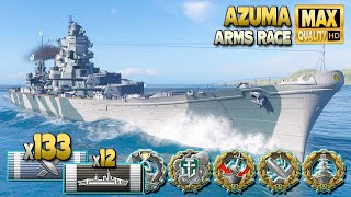 Крейсер Azuma: суперкорабли не страшны - World of Warships