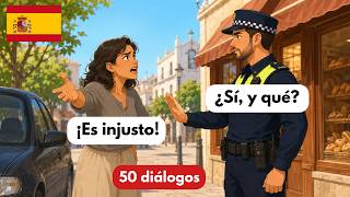 2 Hours of Simple Real-Life Dialogues for Beginner Spanish A1 A2
