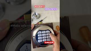 100 DAYS 100 LOCKS @mallusafecracker #100days100locks #locksmith #safecracker #tutorial #shorts