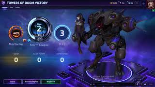Heroes of the Storm Towers of Doom DVA Silver2