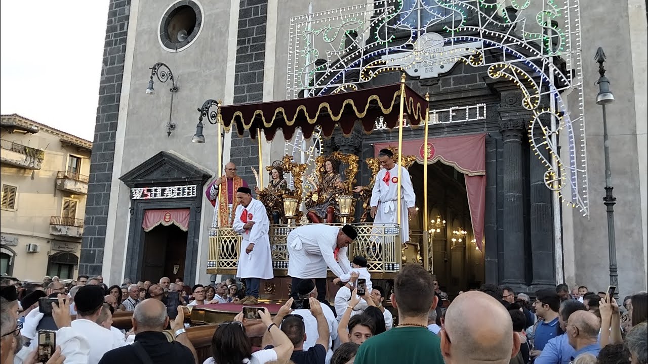 TRECASTAGNI- 7 SETTEMBRE 2025- USCITA STRAORDINARIA DEI SANTI MARTIRI ALFIO FILADELFO E CIRINO 