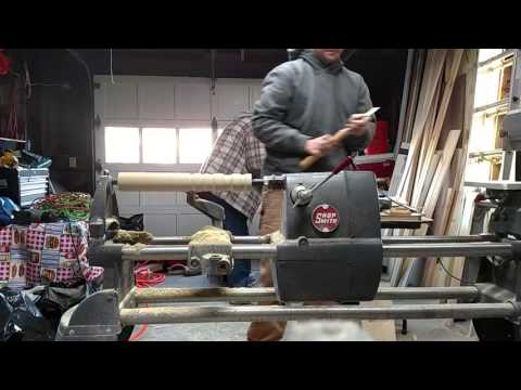 Getting acquainted with my new ShopSmith - Lathe