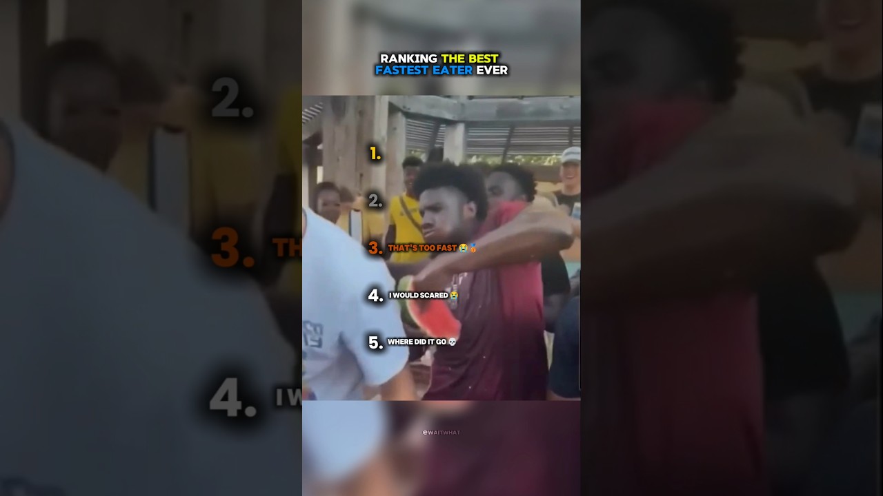 How is this even humanly possible? 😭 Ranking the best fastest eater ever 