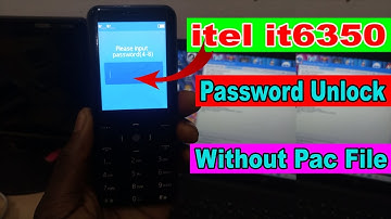 How To Itel it6350 Password Unlock itel it6350 Password Reset Itel PIN Reset On itel it6350 Password