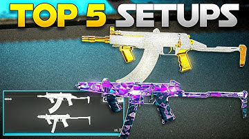 NEW TOP 5 *BROKEN* SMG META LOADOUTS in WARZONE! (Warzone Meta Loadouts) BO6