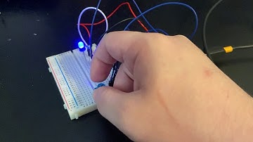 Potentiometer to adjust LED blink speed. *FLASHING LIGHT WARNING* SHORTS