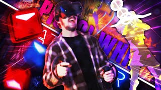 My Friends First Vr Experience Was Chaotic And Pretty Funny Beat Saberpistol Whip