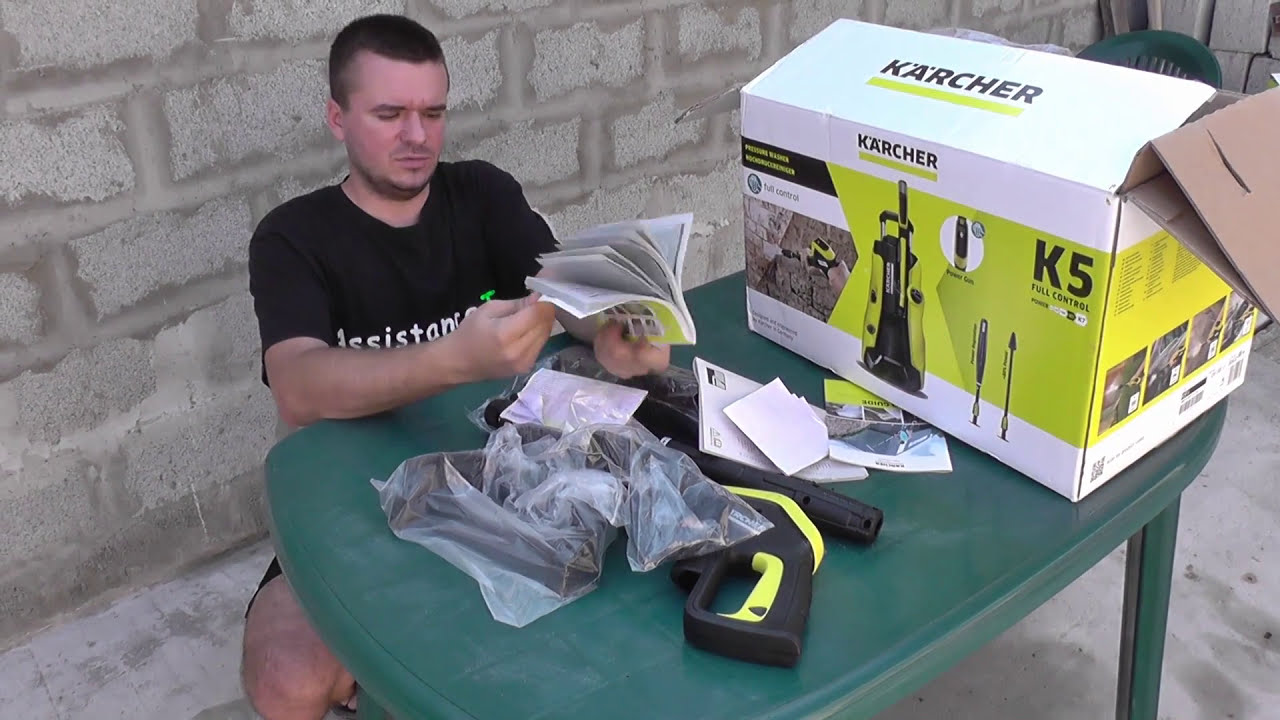Обзор и сборка Karcher K5 Full Control — минимойка на все случаи жизни