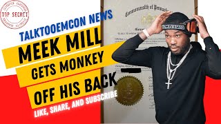 Meek Mill Gets Monkey Off His Back He was PARDONED