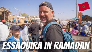 Travel vlog - WHAT IS IT LIKE IN ESSAOUIRA DURING RAMADAN IN MOROCCO? We re-visit the fishing port and Medina.