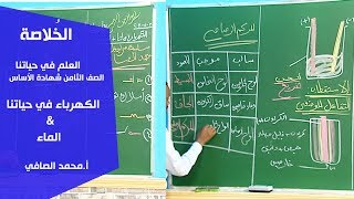 الخُلاصة | العلم في حياتنا | الكهرباء في حياتنا & الماء | أ. محمد الصافي