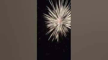 RED WAVE AND SLAVER IN 3 INCH DISPLAY SHELL FIREWORKS STAR ⭐ ⭐ TESTING #shorts #fireworks #pyro