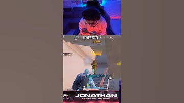 JONATHAN 1v4 DBS 🔥🤯👑💪🏻 | #shorts #dbs #1v4 #clutch #jonathan #godlike #trending