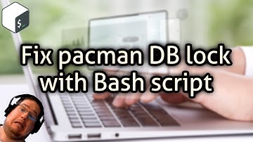 Fix pacman DB lock with Bash script