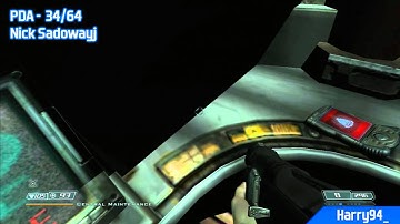 DOOM 3 BFG Edition - All PDA / Lockers / Video Locations - Monorail Skybridge