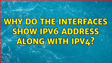 Ubuntu: Why do the interfaces show ipv6 address along with ipv4? (3 Solutions!!)
