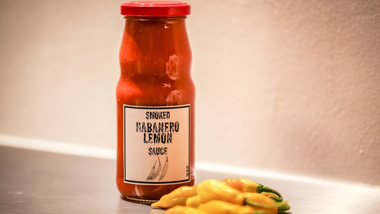 Making Smoked Habanero Chilli Sauce Recipe YouTube