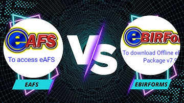 BIR eAFS vs. eBIRForms. . . (Is there any difference?) 🤔