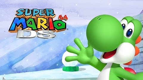 Super Mario 64 DS - Frosty Slide for 8 Red Coins - 31/150 - (NDS)