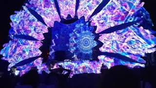 Mutaliens vs Hyperdrine Synatpic Glitch Live at Experience festival 2019/2020 Koh Tao Thailand