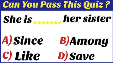 Preposition Quiz: CAN YOU PASS THIS QUIZ. #1