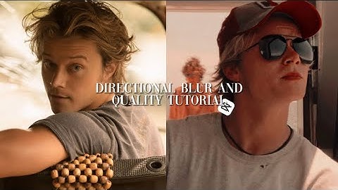 Directional Blur And Quality Tutorial On CapCut! [+flash in, fade out}