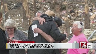 VIDEO: Trump comforts residents after 23 die in Lee County, Alabama