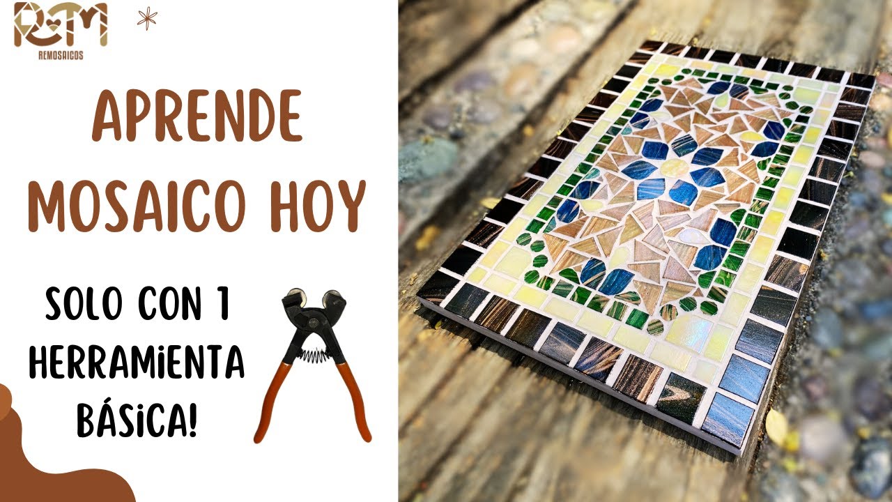 Aprende Mosaico desde Cero: Técnica Básica con Venecitas para Principiantes y Autodidactas.