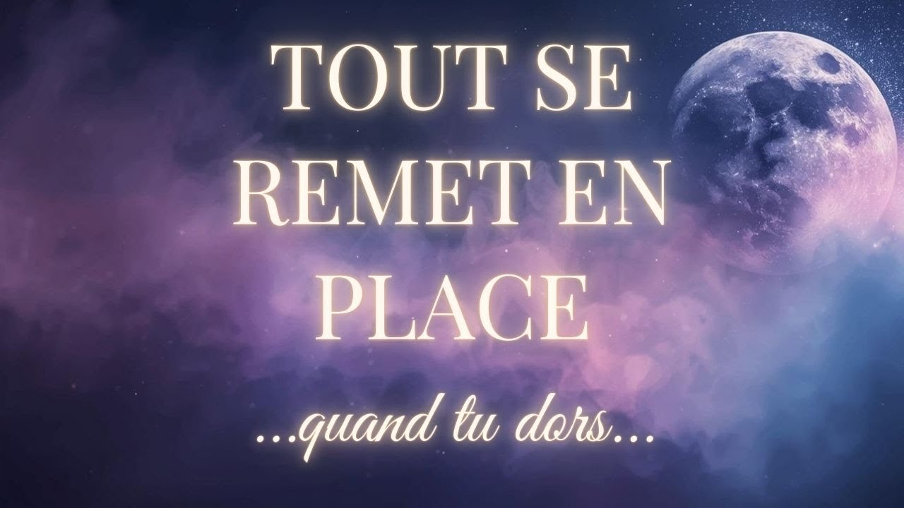 Tout se remet en place pendant que tu dors 🌙 Subliminal nocturne profond (432 Hz)