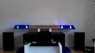Code 3 74" LP 6000 with synchronized rotators (CIE-blue) HD Wealth