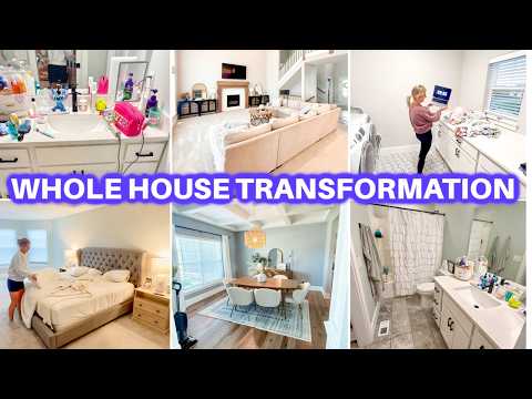 MESSY WHOLE HOUSE TRANSFORMATION + RESET | CLEAN WITH ME | CLEANING MOTIVATION | JAMIE’S JOURNEY