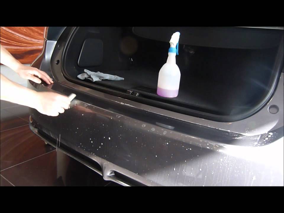 Film de protection de seuil de porte de voiture transparent, film