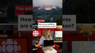 How many wildfires are started by arson?