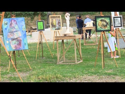 11.07.2017 რუსთავის კულტურისა და დასვენების პარკში მოქანდაკეთა საერთაშორისო სიმპოზიუმი გაიხსნა