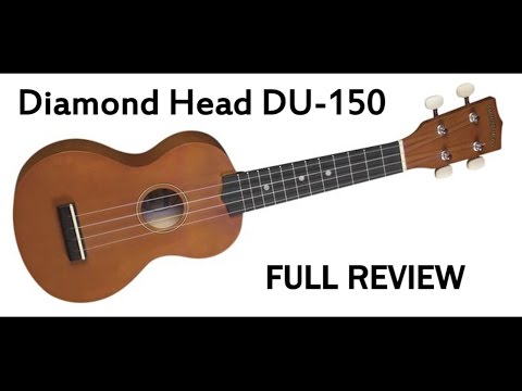 Diamond Head DU-100 Rainbow Soprano Ukulele - Black