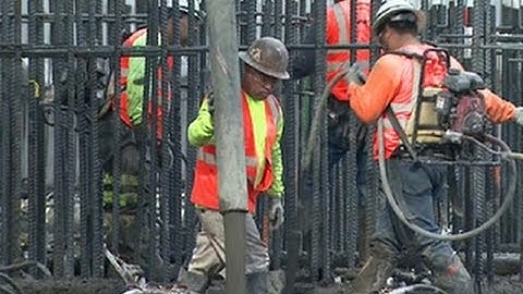 Record-breaking cement pouring to start construction of LA