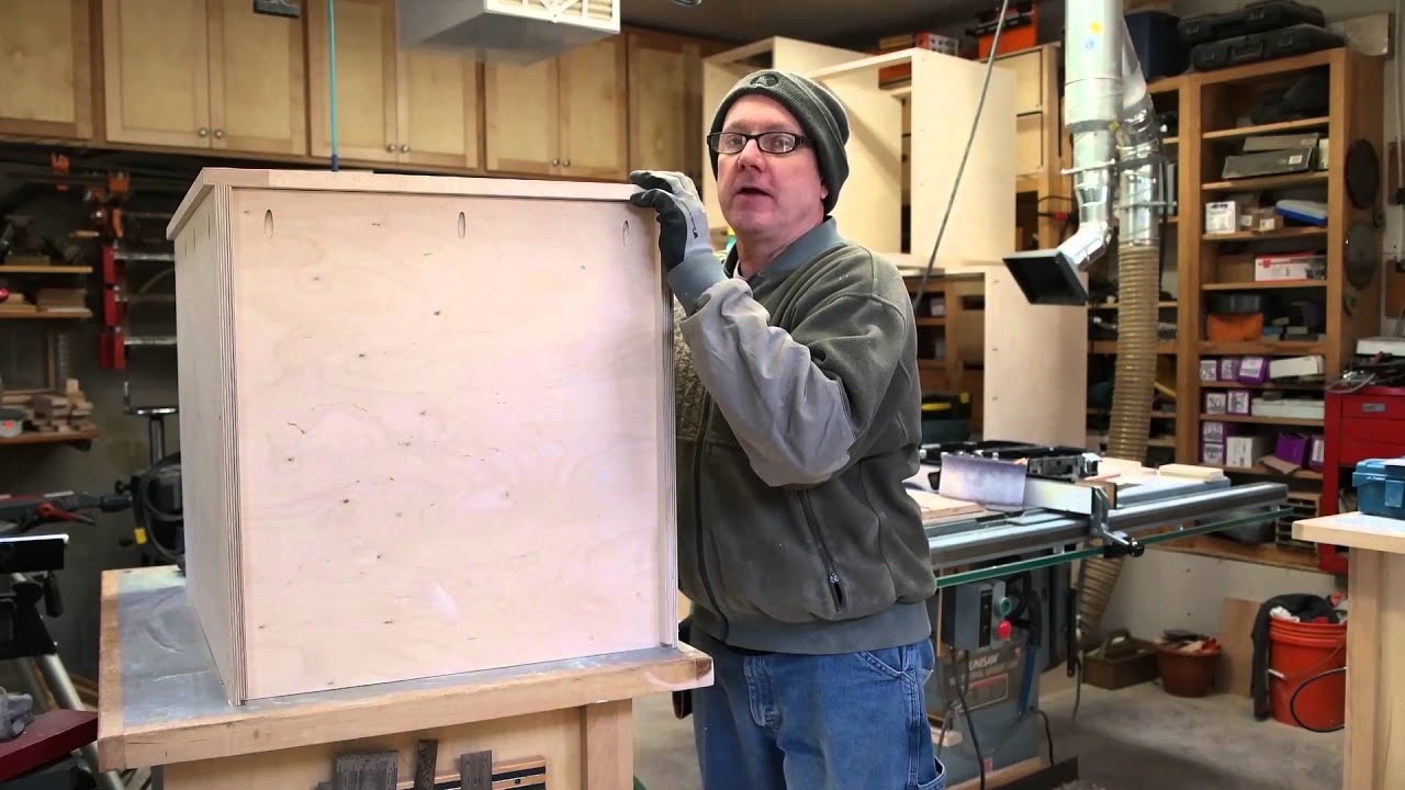 Attaching Face Frames To A Cabinet Youtube