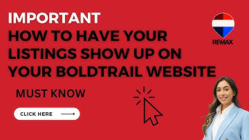 BOLDTRAIL LISTINGS NOT SHOWING UP? Set Up Your IDX/VOW Through PropTx - Here