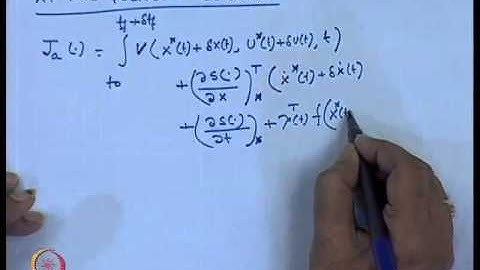 Mod-01 Lec-34 Numerical Example and Solution of Optimal Control problem