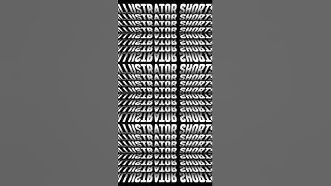 Paper Flip Text Effect in Illustrator Tutorial #shorts