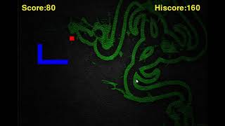 Create a snake game in python, pygame. python project. pygame project