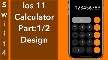 Calculator App Par 1/2: Designing (Swift 4 + Xcode 9.0)