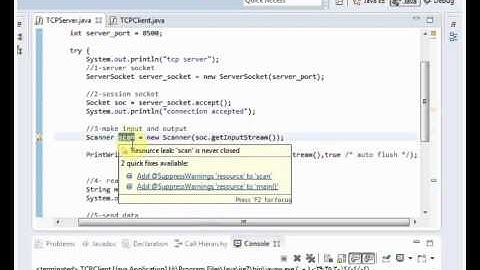 week5-Network Programming- TCP Server Client java- Part 2