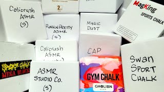 Fresh Block Friday | 12 Fresh Brands of Gym Chalk | 🤍🫶🏽🤍| Oddly Satisfying