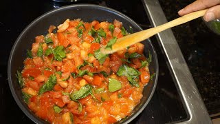 Easy Tomato Basil Pasta with (or without) Chicken Recipe