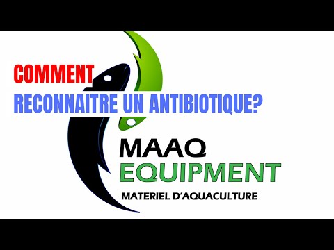 Comment reconnait on un antibiotique pour poisson