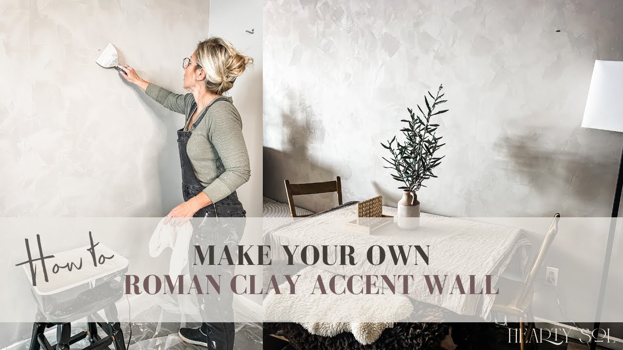 DIY  How to Make your Own Roman Clay Wall Application